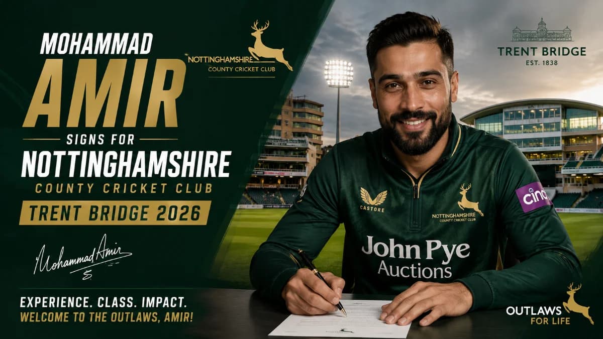 Mohammad Amir joins Nottinghamshire as local player for T20 Blast