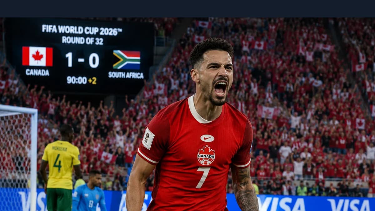South Africa Out of World Cup After Eustáquio's Late Canada Winner