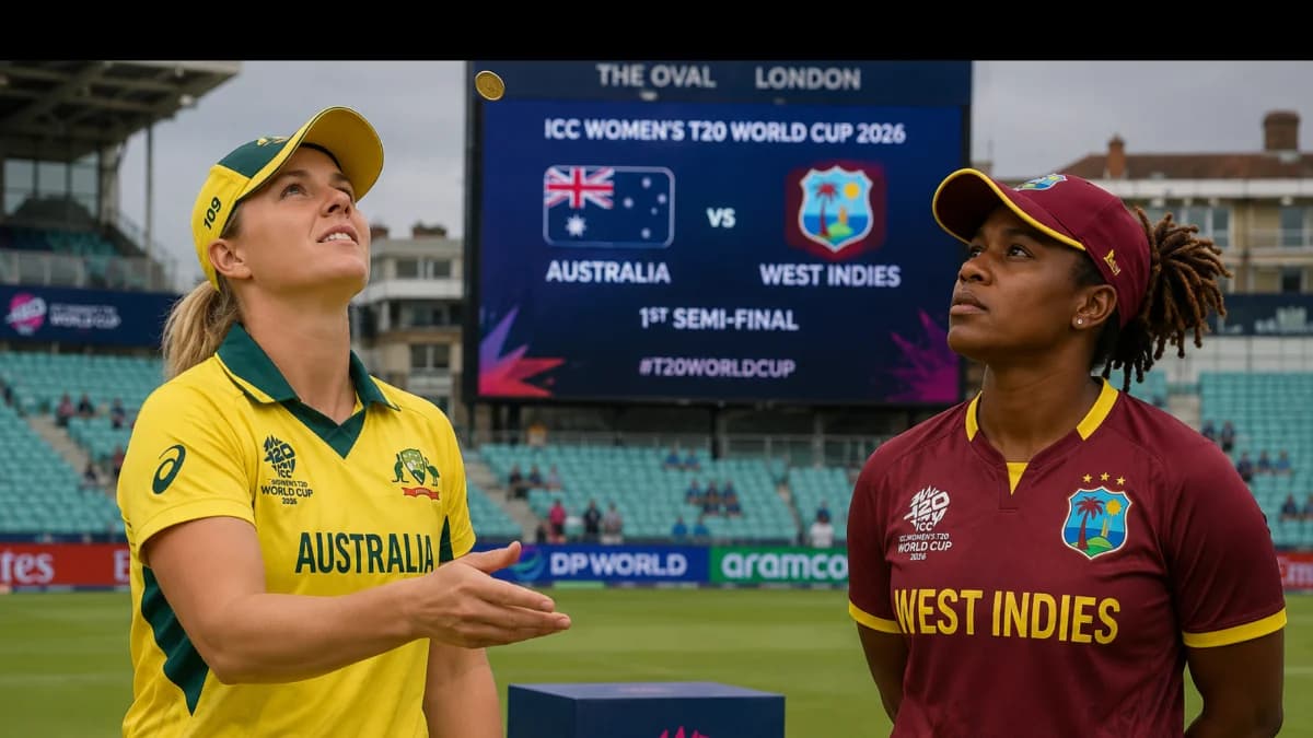 Australia keep unchanged XI after winning toss against West Indies