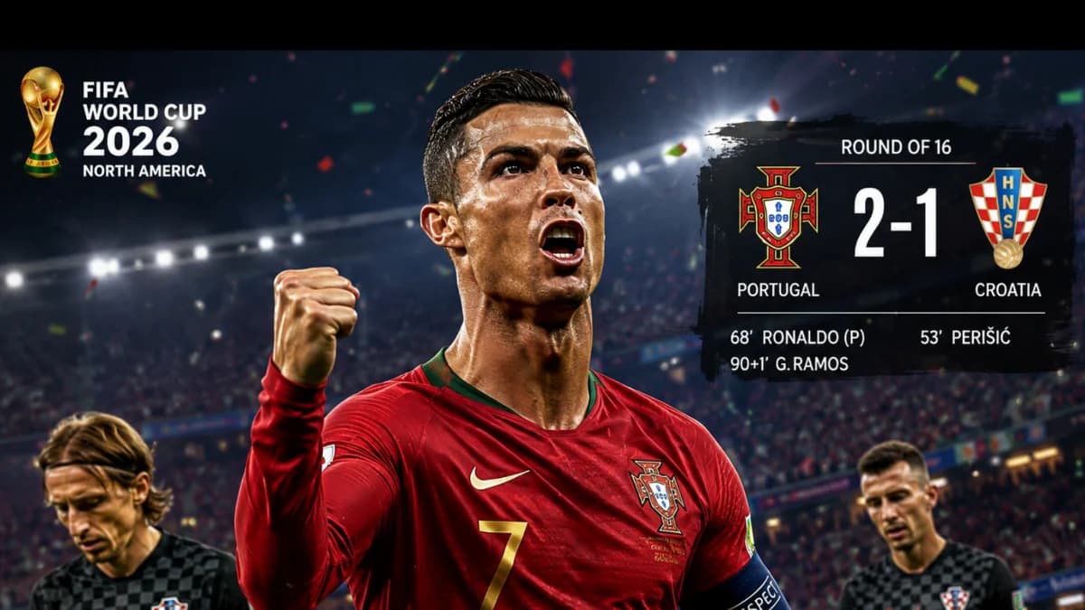 Cristiano Ronaldo Keeps Dream Alive in Fictional World Cup Epic