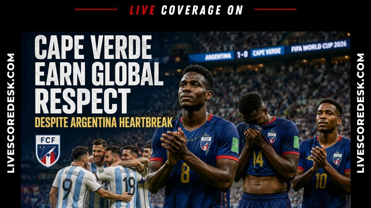 Cape Verde earn global respect despite Argentina heartbreak