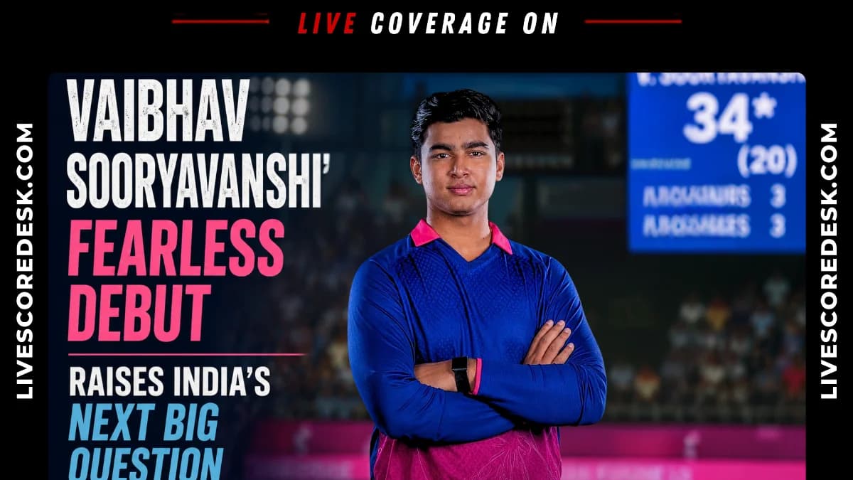 Vaibhav Sooryavanshi's fearless debut raises India's next big question
