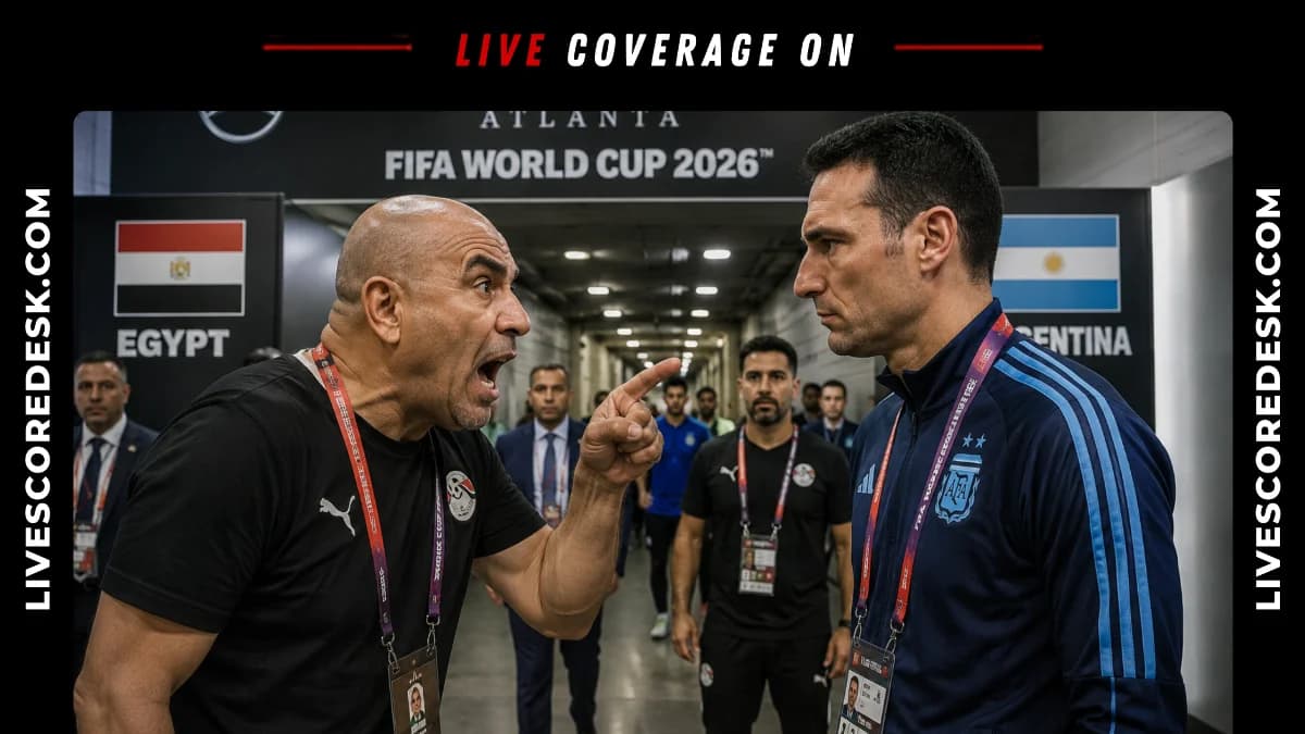 Egypt coach confronts Lionel Scaloni after Argentina World Cup win