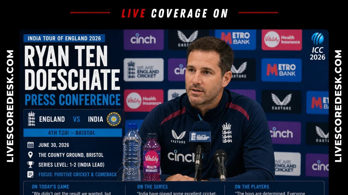 Ryan ten Doeschate: India 'Underachieving' in Overseas T20 Cricket