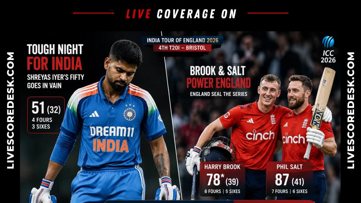 Shreyas Iyer's India Under Pressure as England Series Exposes Worrying T20 Trend
