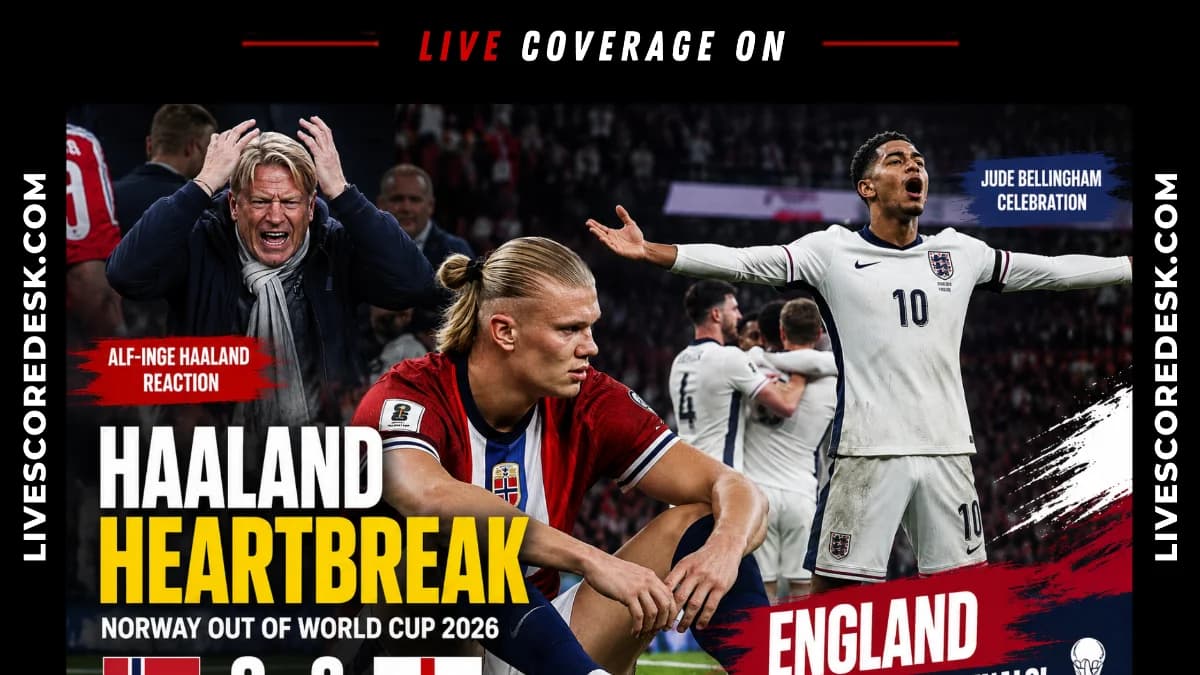 Erling Haaland's Father Says Norway Were 'Robbed' After England Win