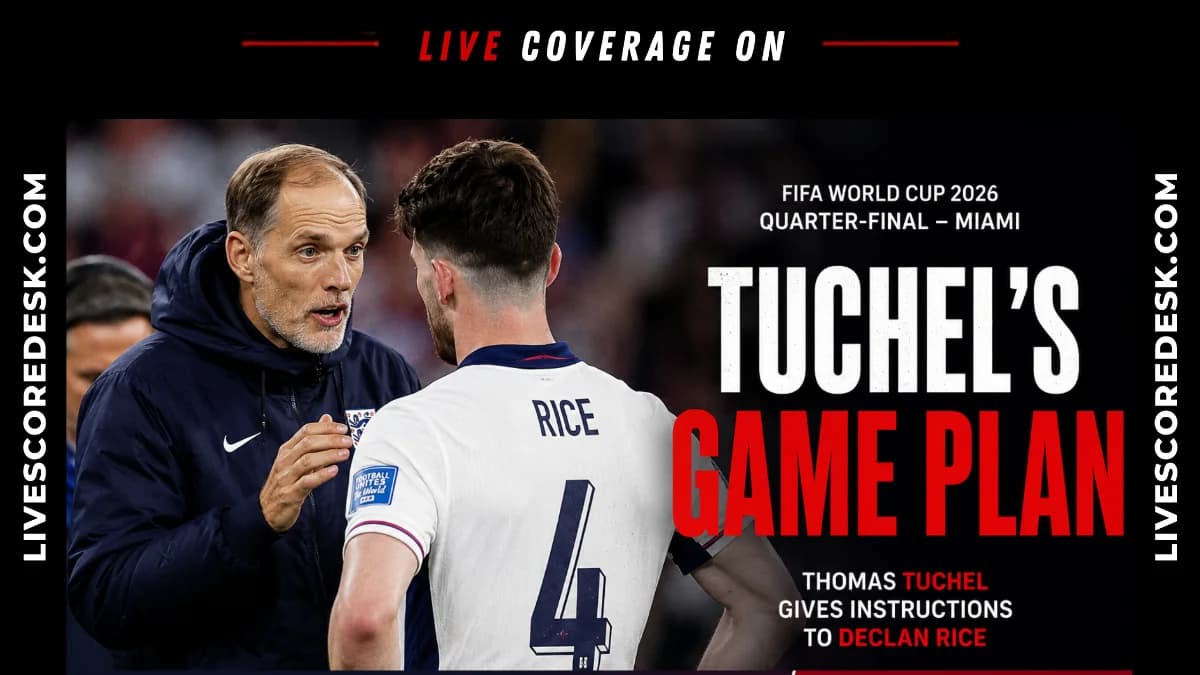 Thomas Tuchel Explains Declan Rice Half-Time Substitution Against Norway