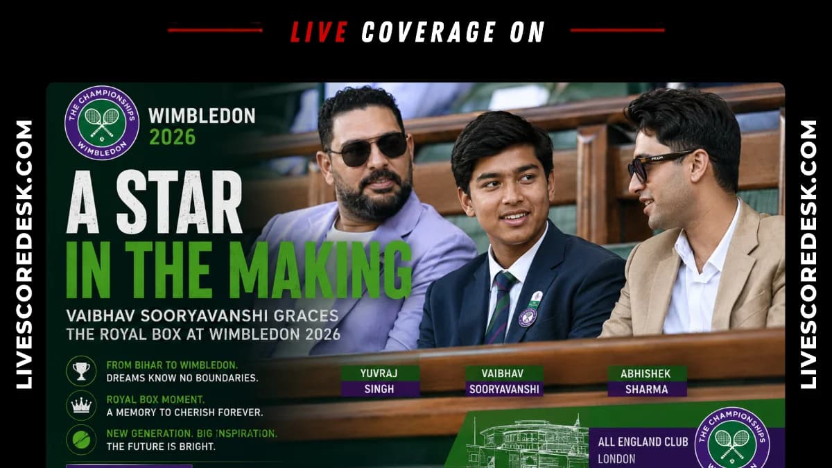 Vaibhav Sooryavanshi Reveals Favourite Tennis Player at Wimbledon