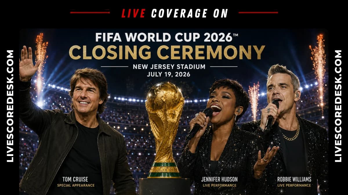 Tom Cruise Headlines FIFA World Cup 2026 Closing Ceremony Line-up