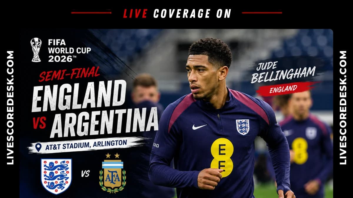 Jude Bellingham Headlines England's World Cup Semi-final vs Argentina