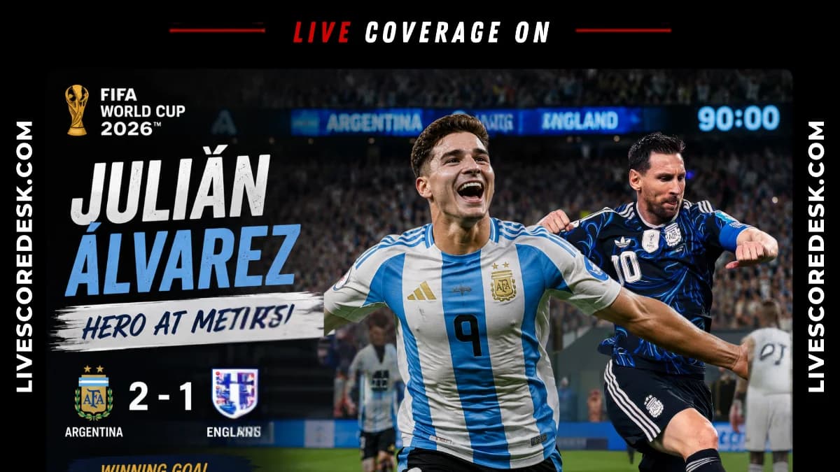 Argentina vs England: Alvarez Fires Holders Into World Cup Final