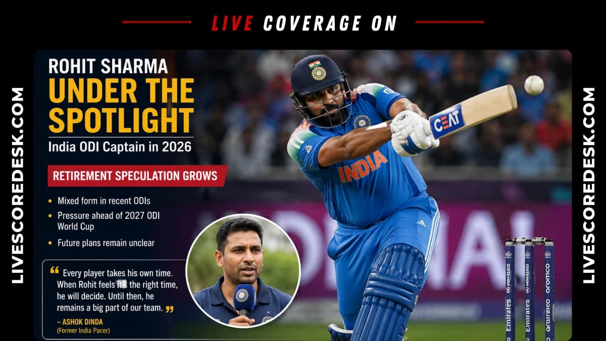 Ashok Dinda Backs Rohit Sharma Amid India Retirement Speculation