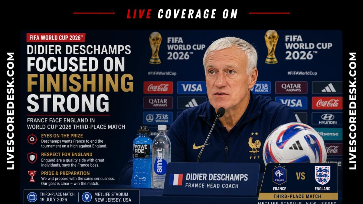 Didier Deschamps Questions World Cup Third-Place Match Before England Clash