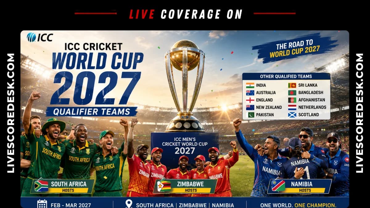 Qualifier Winner Gets Direct 2027 ODI World Cup Entry