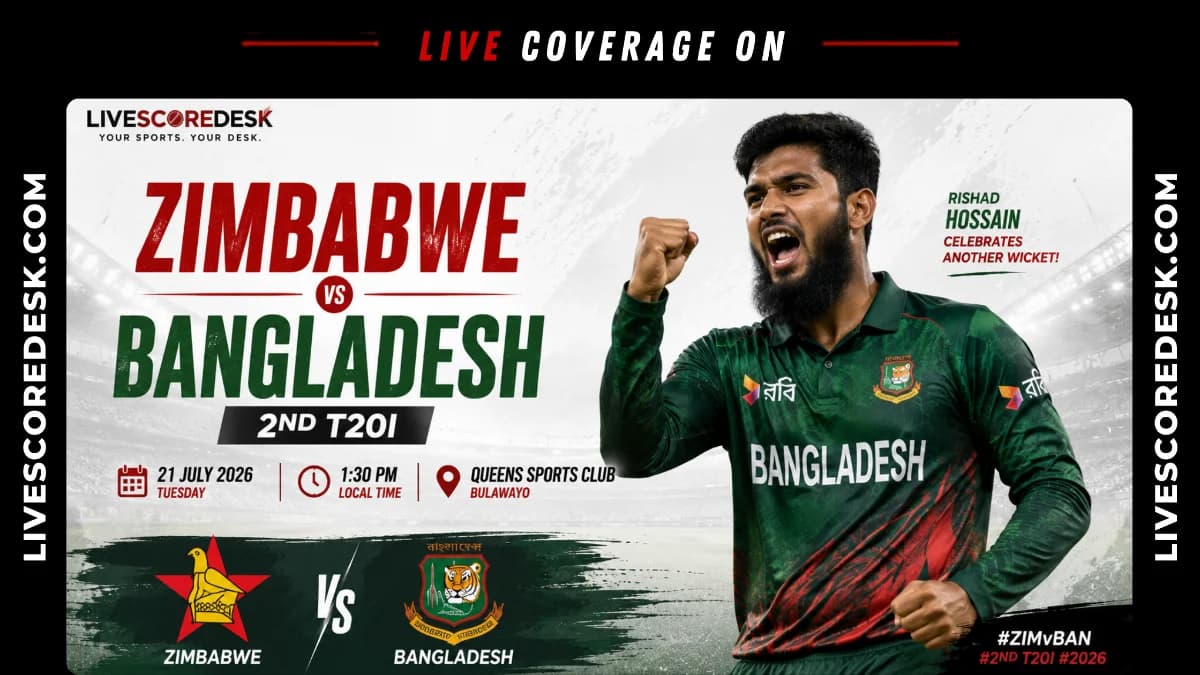 Bangladesh Level Series After 34-Run Win Over Zimbabwe