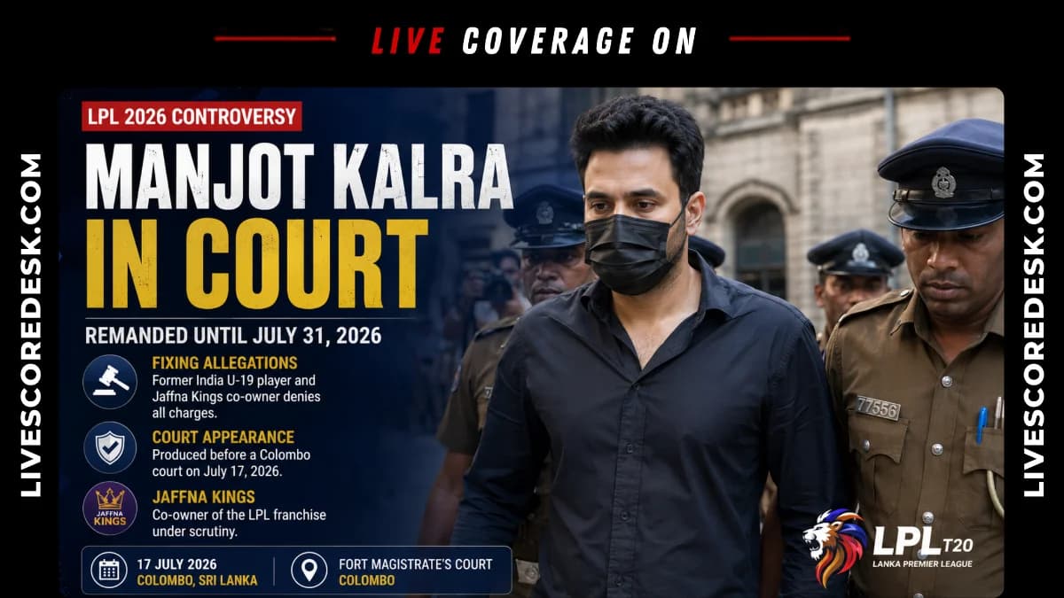 Manjot Kalra denies LPL 2026 fixing allegations after arrest