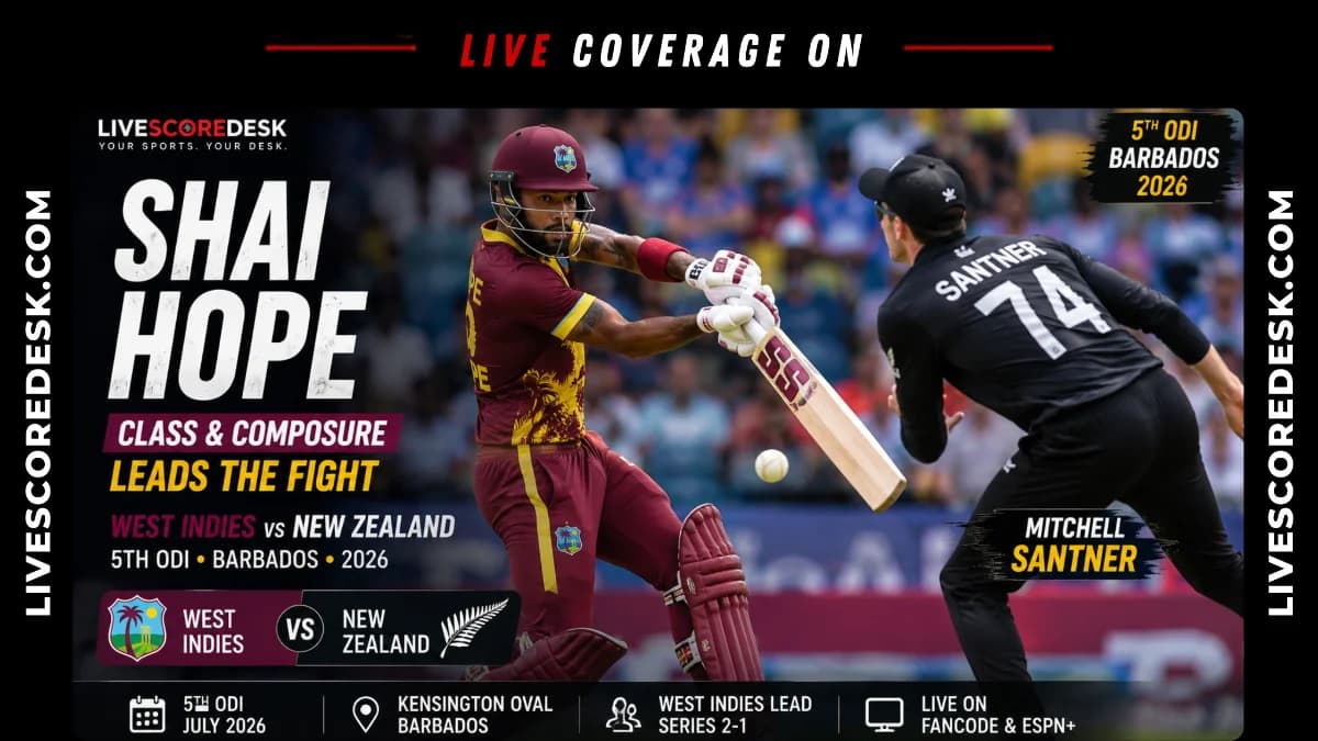 West Indies Seek Redemption as New Zealand Target 4-1 ODI Series Win