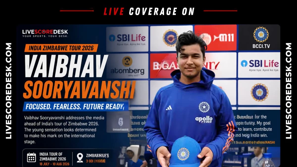 Vaibhav Sooryavanshi opens up on poor form before Zimbabwe tour