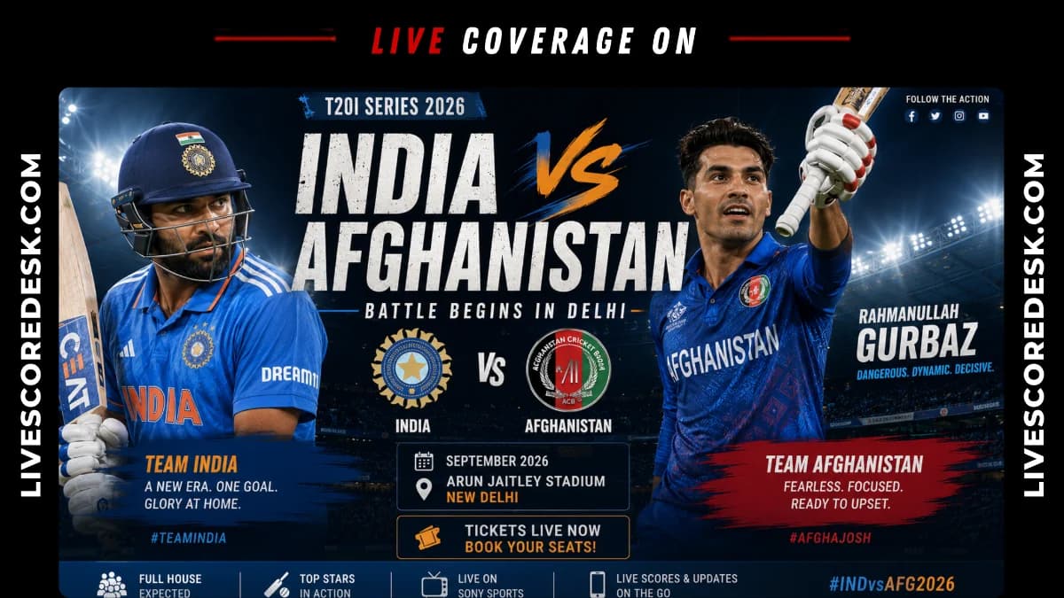 Afghanistan Set to Host India for Historic Delhi T20I Series