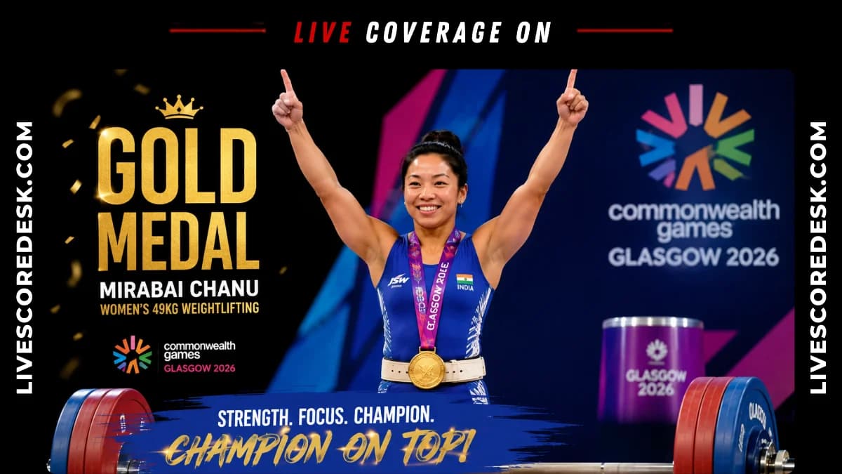 Mirabai Chanu's Historic Gold Powers India on Day 4 at CWG 2026