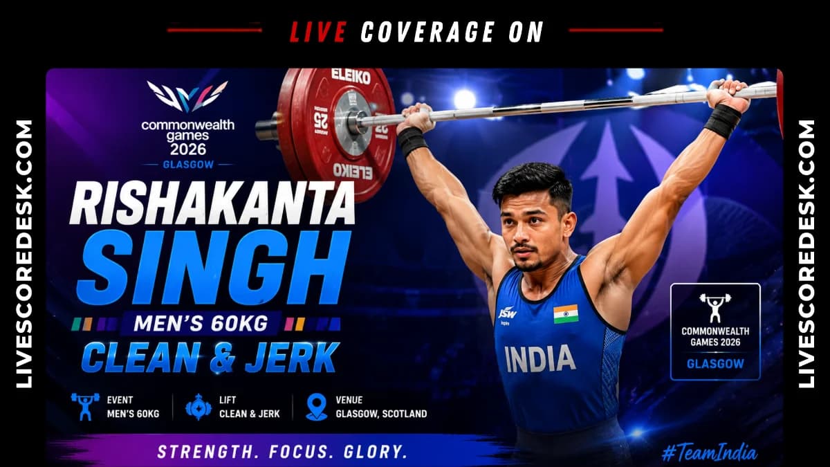 Rishakanta Singh Sets CWG Record but Settles for Men's 60kg Silver